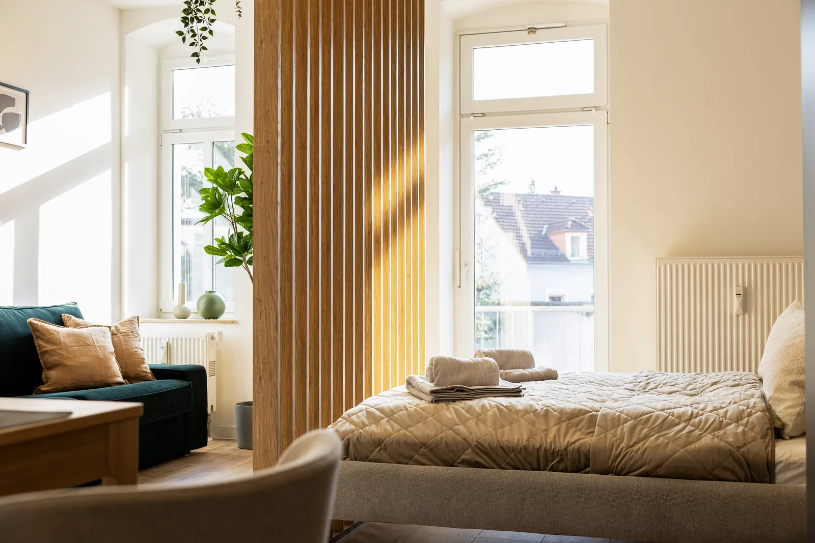 Von Co-Hostly verwaltetes Design-Apartment in Dresden – Innenansicht